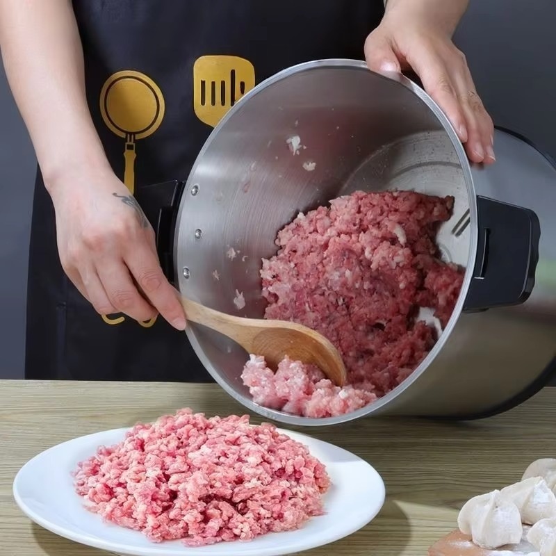 8L/12L Large Capacity Food Processor Meat Grinder Vegetable Blender Chopper Mincer Fufu Pounding Machine for Yam Mixer
