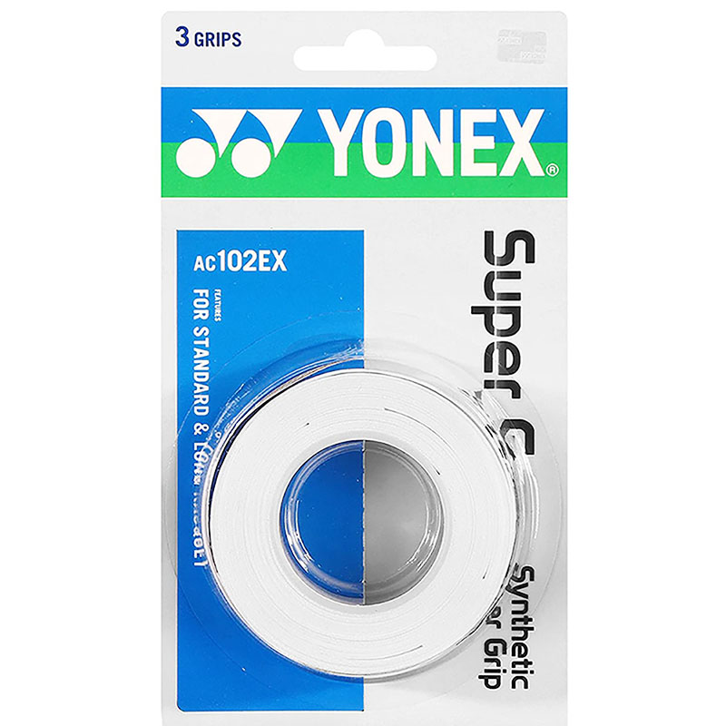 YONEX 3 Grips/Pack Cloth AC102 AC102EX 102C Hand Glue Tennis Badminton Racket Anti-slip Rackets Padel Sticky Grip