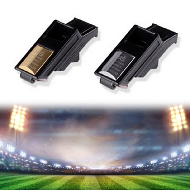 ! Silbato de gran sonido para árbitro, silbato de plástico sin semillas para fútbol, baloncesto ,
