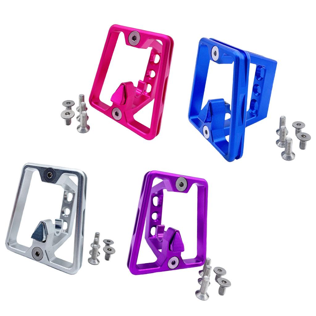 Bicycle Front Carrier Block Bracket Adapter Mount Rack for Folding Bike Bag Folding Bike Carrier Mounting Hardware Fitting Brack