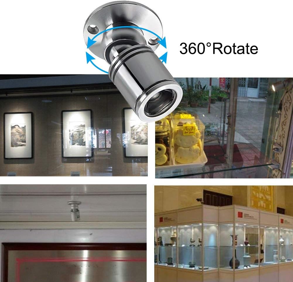 LED 3W Spotlights AC85-265V Led Ceiling Down Light DC12V Cabinet Counter Showcase Jewelry Lamp