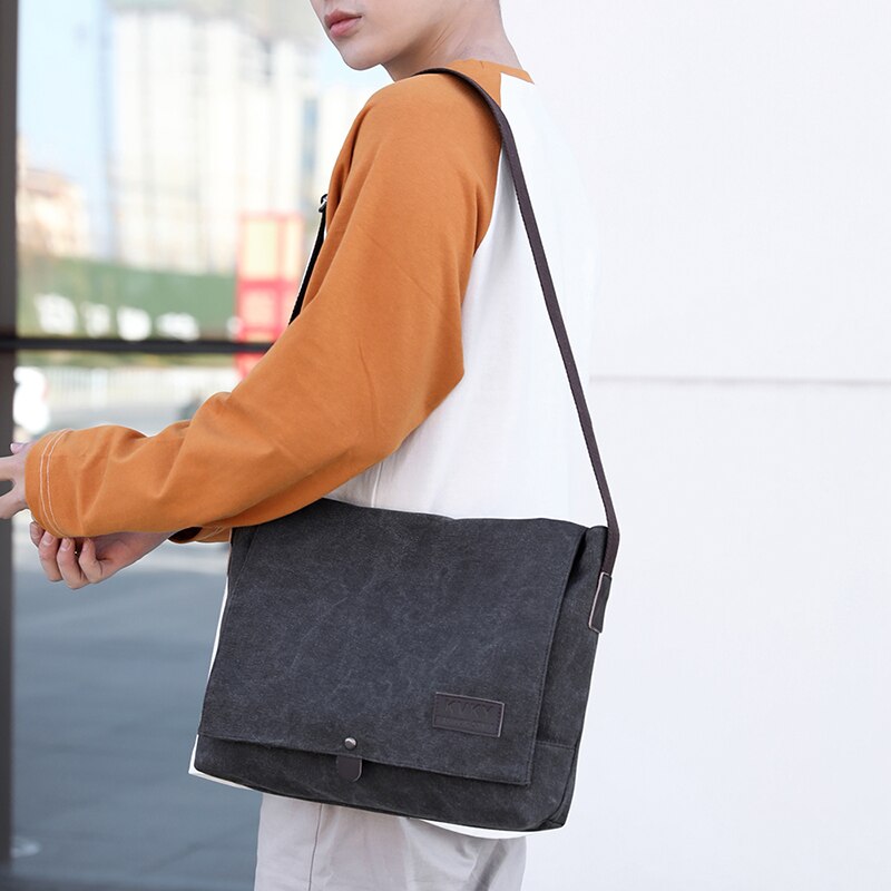 leinwand Mann Täglich Tragen Tasche Kleine Männer Schulter Tasche Lässig Reise herren Umhängetasche Luxus Männlichen Bote Taschen