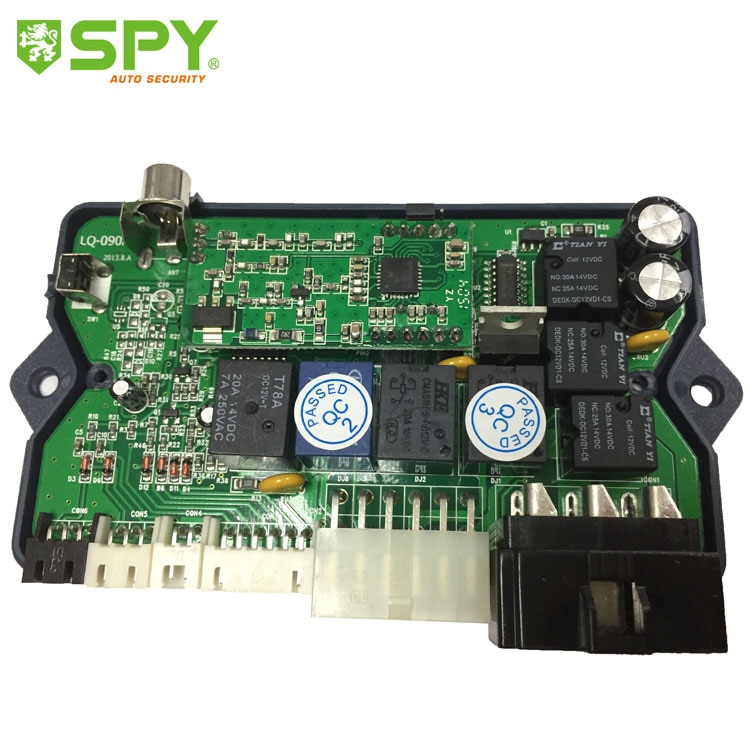 Spy two way LCD remote control keyless system car alarm security system with engine starter