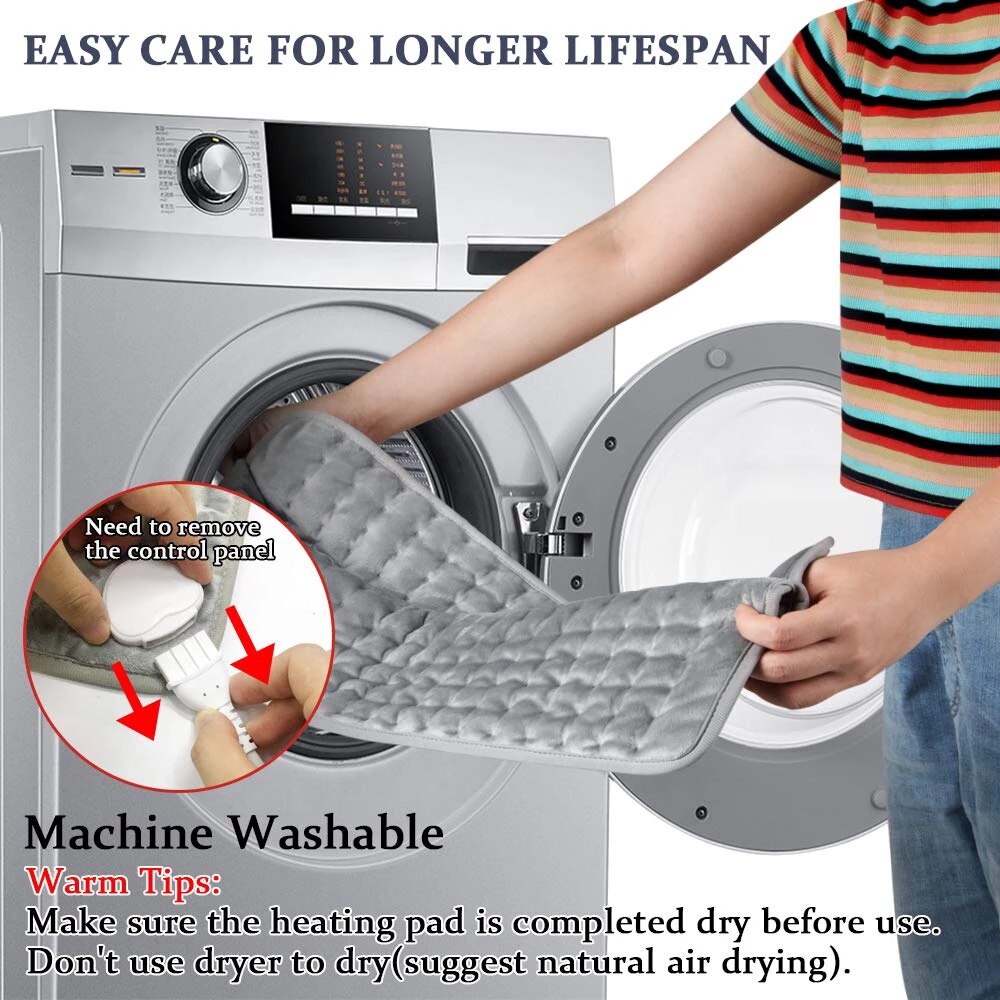 EU/US/UK Electric Therapy Heating Pad Heat Pad Blanket Neck For Stomach Shoulder Back Pain Relief Warmer Wrap Temp Heater