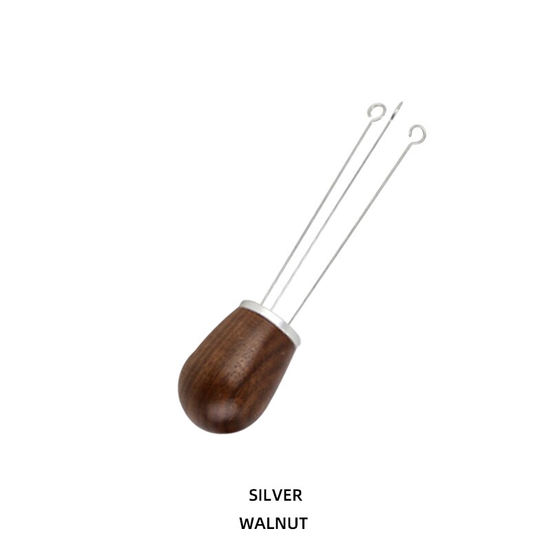Solid Wood Handle Needle Coffee Tamper 3.2*13.9cm Coffee Tamper Distributor Leveler Tool Needle Type Coffee Powder Distributor: style11