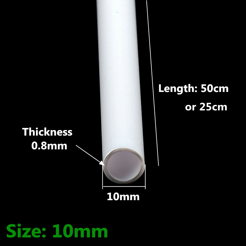 Tubo redondo ABS, tubo hueco de plástico de diámetro 2mm/3mm/4mm/5mm/6mm/8mm/10mm/12mm, Material de mesa de arena hecho a mano, modelo de construcción: Verde / 1/4"