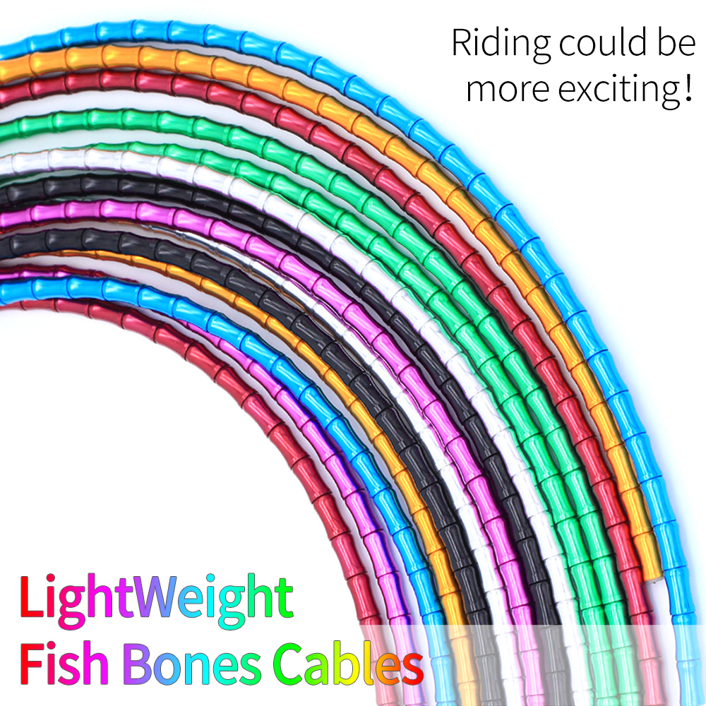 1900mm Bamboe Fiets Derailleur Shift Kabel Aluminium Links MTB Racefiets Derailleur Remkabel