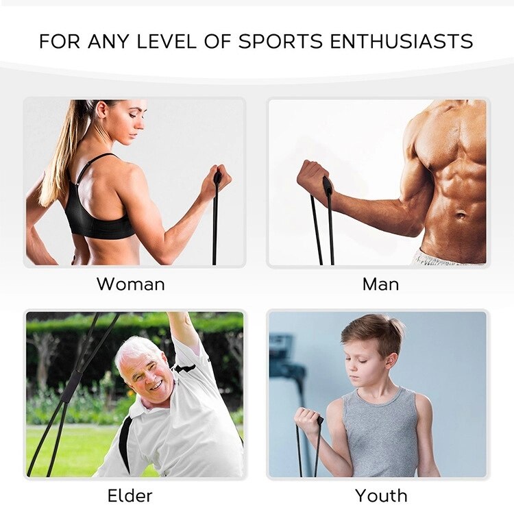 8 Woord Fitness Touw Weerstand Elastiekjes Voor Fitness Elastische Band Fitness Apparatuur Expander Workout Gym Oefening Trein