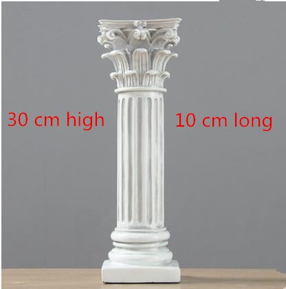 Colonne romaine Vintage | Modèle architectural ancien, décorations de bureau, pour la maison, beaux souvenirs: Default Title
