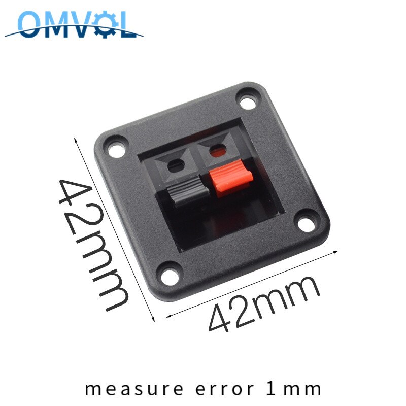 2 STUKS Push Type Speaker Terminal Board 2 Posities Speaker terminal