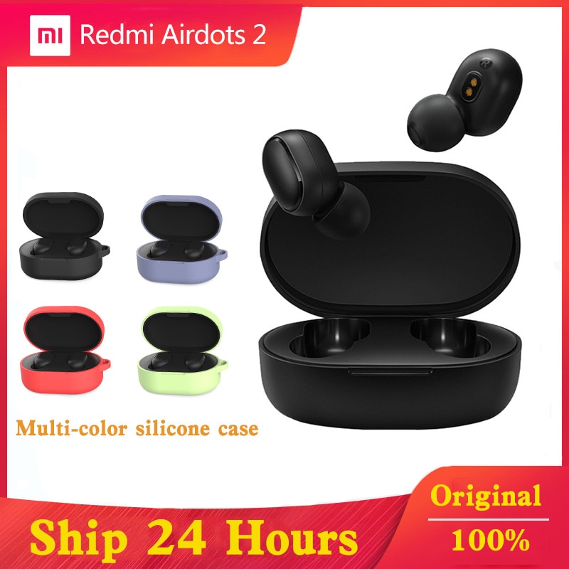 Xiaomi Redmi Airdots 2 Xiaomi Earbuds Pro 2 Tws Wireless Earphone Bluetooth 5.0 Stereo Voice Control Headsets Auto Link With Mic