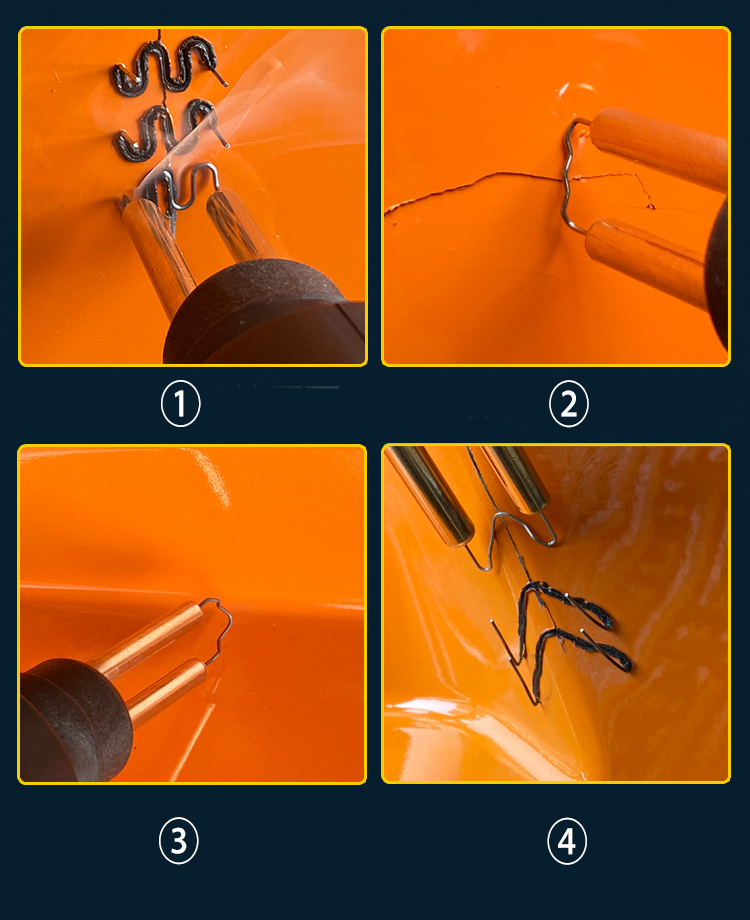 70W Welding Machine Stapler Car Bumper Repair Kit PVC Plastic Repair Machine Garage Tool