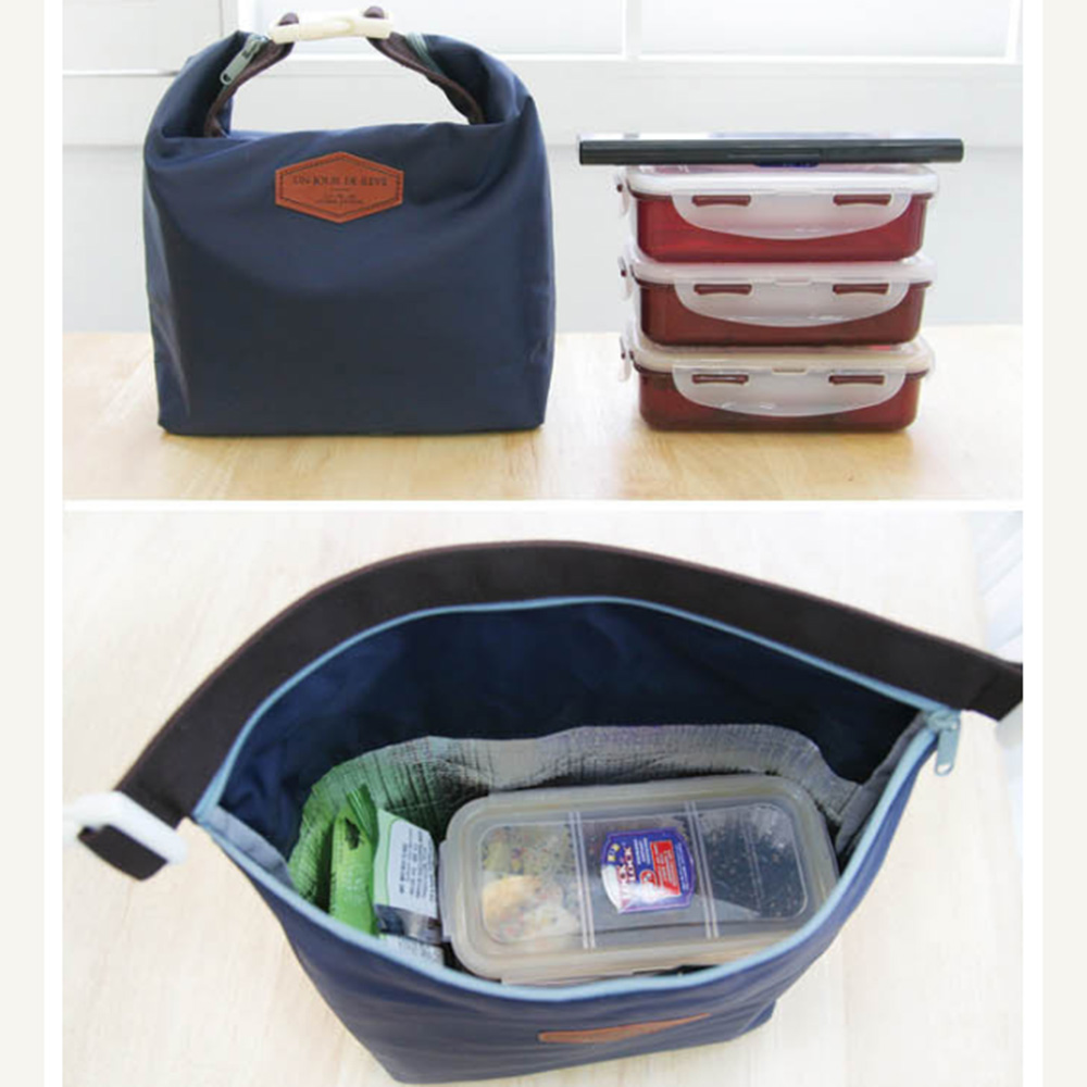 Bolso de mano, bolsas de almuerzo, bolsa con aislante portátil, bolsa de almacenamiento impermeable para alimentos, bolsas de almacenamiento para comida escolar para estudiantes