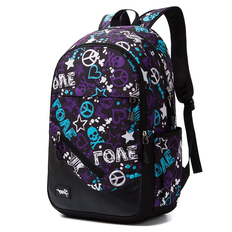 Waterdichte Oxford Fabricschool Rugzakken Voor Jongens Print Schooltassen Voor Meisjes 17 Inch Laptop Rugzak Voor Tieners Schooltas: 188-9
