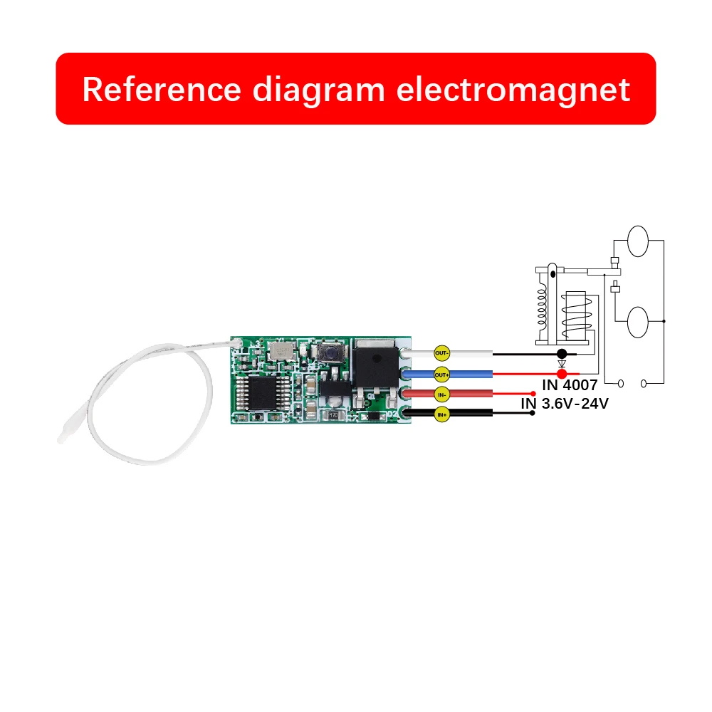 QIACHIP 433MHz bezprzewodowy pilot RF DC12V 5V 24V moduł przełącznik odbiornik moduł 433.92MHz z nadajnikiem dalekiego zasięgu światło