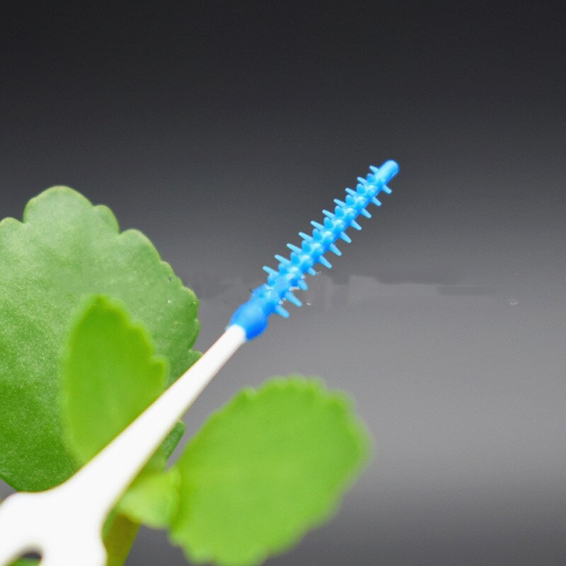 20 stk tanntråd interdental børste tenner pinne tanntråd tannpirker myk silikon tanntråd plukk munnhygiene tannrengjøringe