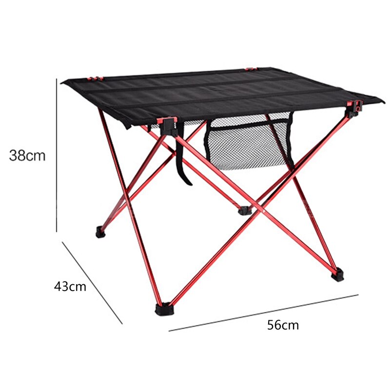 Outdoor Camping Picnic Table Aluminium Alloy Ultra Light Portable Desk Furniture Foldable Table