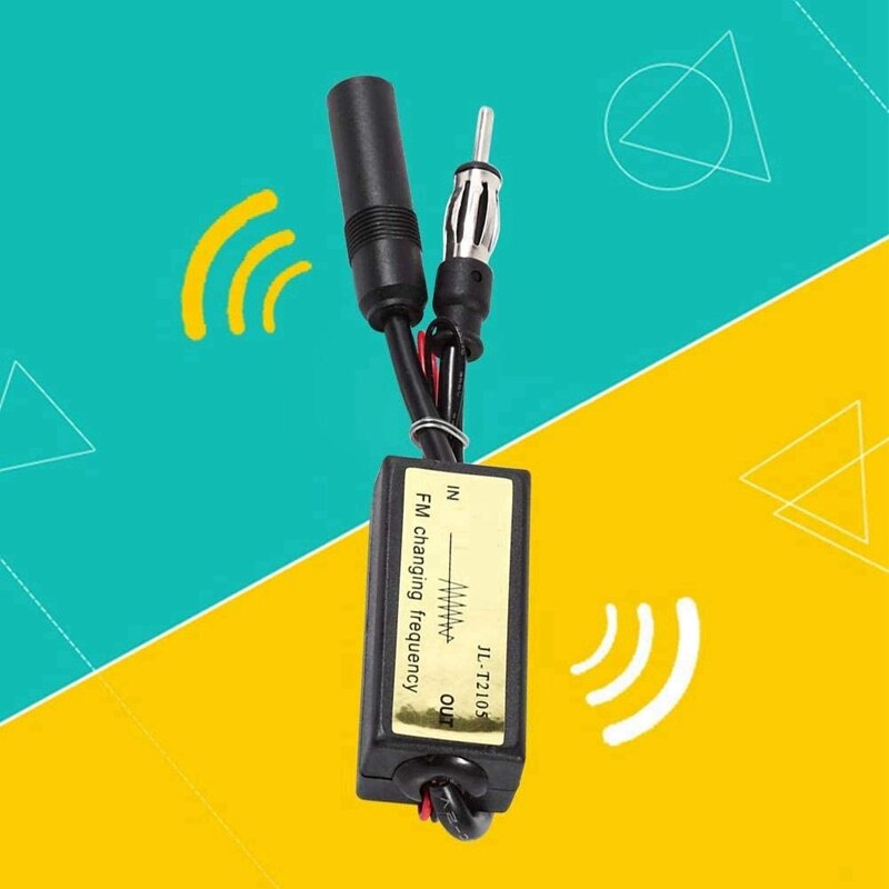 FM Changer Frequency Converter Antenna Radio Band Expander for Japanese Car Accessory