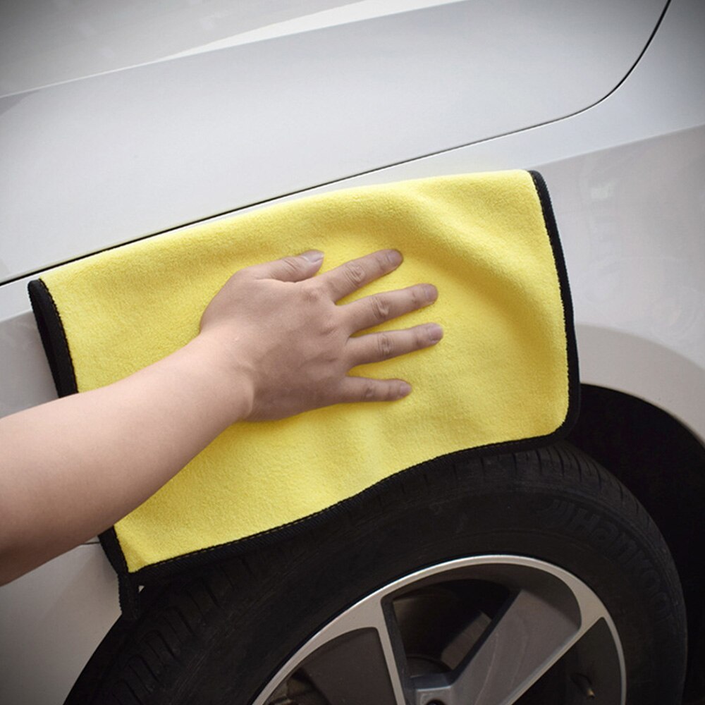 Super Absorbent Car Wash Microfiber Towel Car Cleaning Drying Cloth Hemming Car Care Cloth Detailing Car Wash Towel