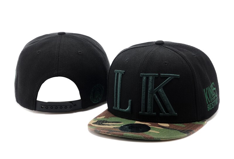 Ultimi Re snapback Caps 100% degli uomini del cotone Regolabile cappelli da baseball delle donne del cappello del sole di sport di modo di marca LK cap spedizione trasporto libero: color 7