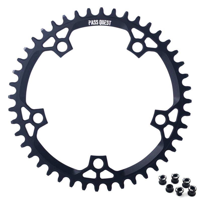 Pass quest road vouwfiets 130 bcd ronde smalle brede kettingblad fiets kettingblad 42t-52t crankstel tandplaat onderdelen