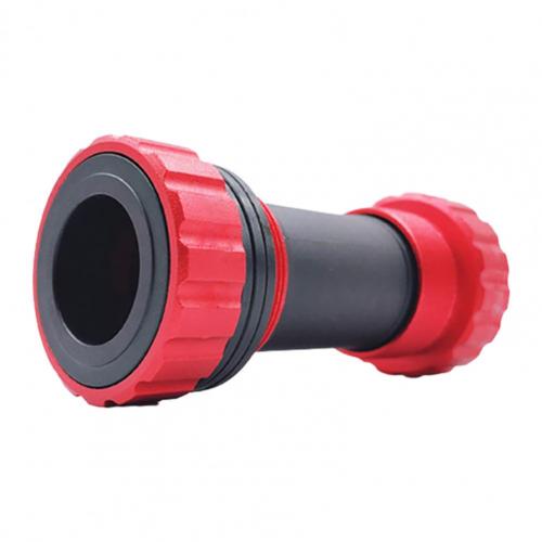 68-73mm Bike Bottom Bracket Aluminum Alloy Bicycle MTB Road Mountain Bike Threaded BB Bottom Bracket Easy to Install: Red