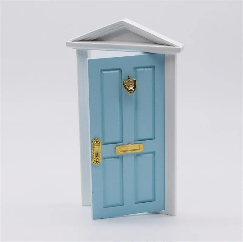 Porte d'elfe Miniature en bois, porte féerique, Mini maison, accessoires, jouet de jeu, pour enfants, meubles, Simulation Miniatures