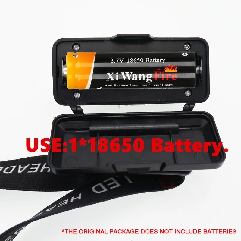 Mini bærbar pandelampe cob+xpe led usb genopladelig pandelampe vandtæt pandelampe hovedlommelygte til camping vandreture