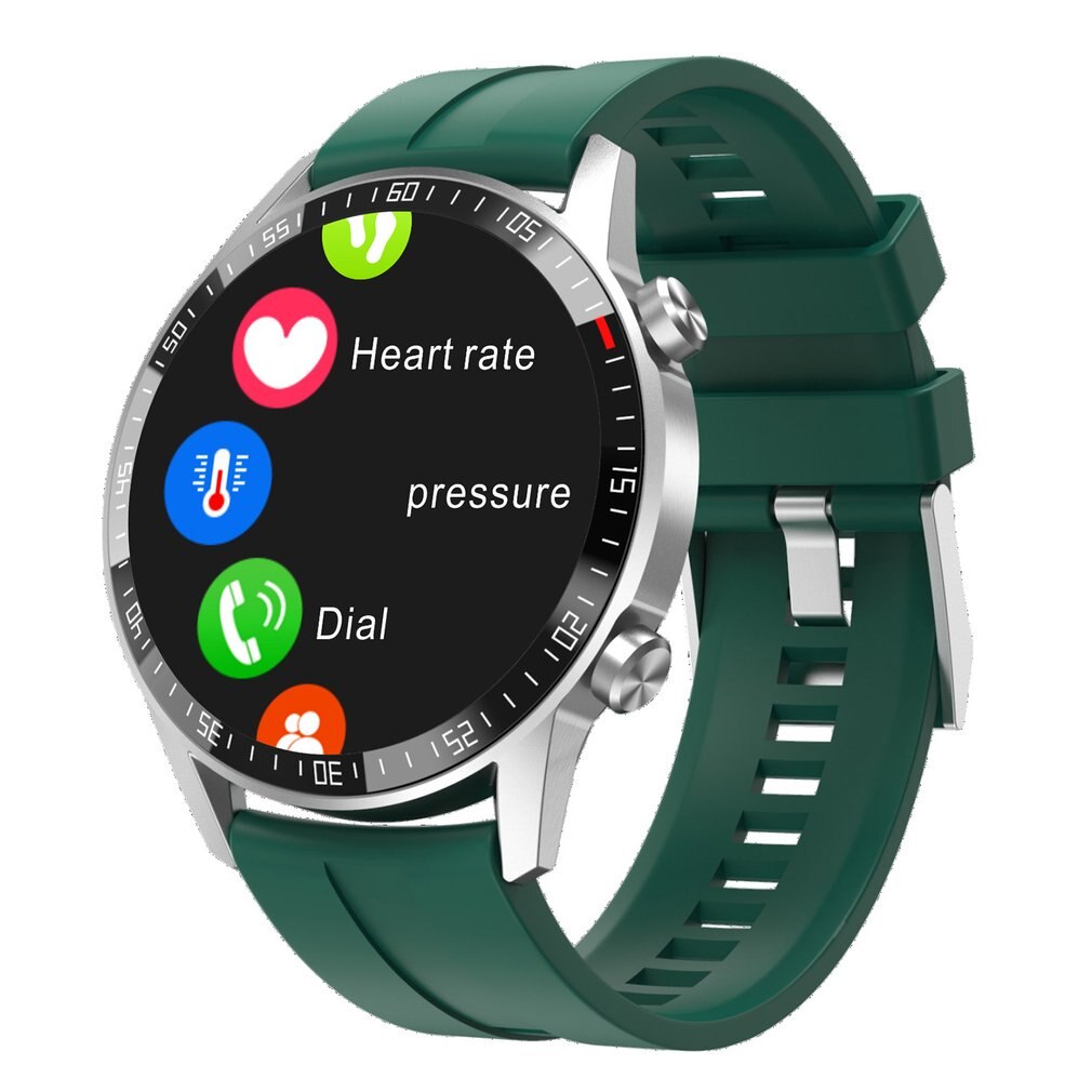 Multifunction Practical Large Screen Q88 Smart Watch Music Alarm And Dustproof Large Capacity Male Smart Watch: Green