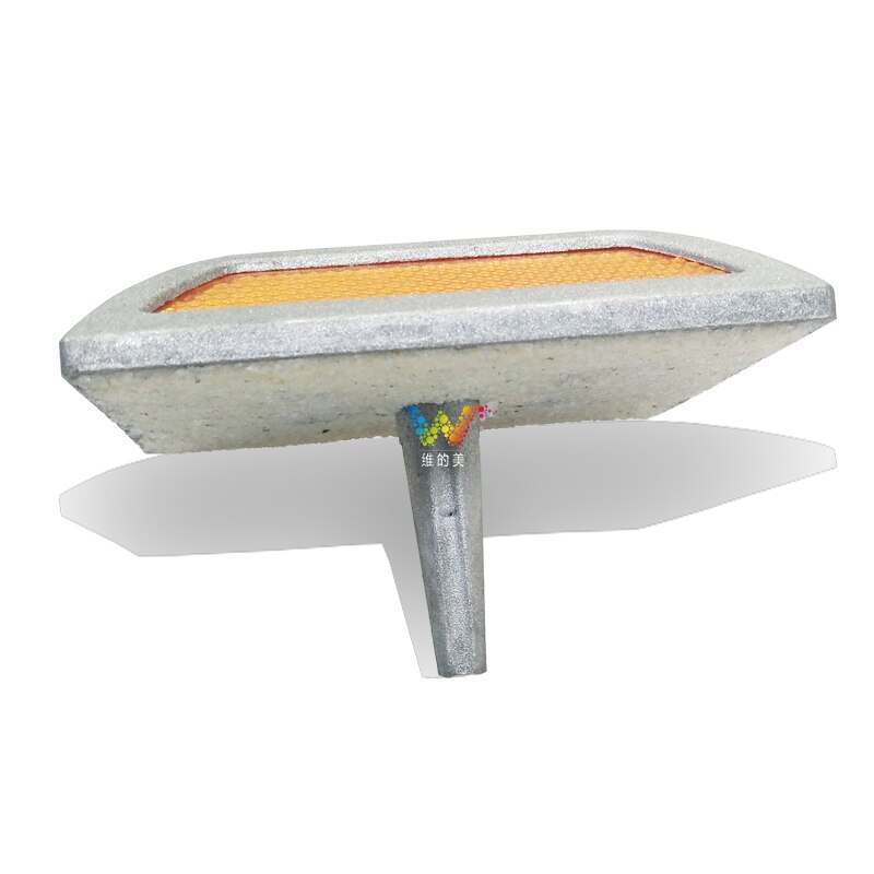 Commercial Grade Reflective yellow reflective road marker aluminum traffic safety road stud
