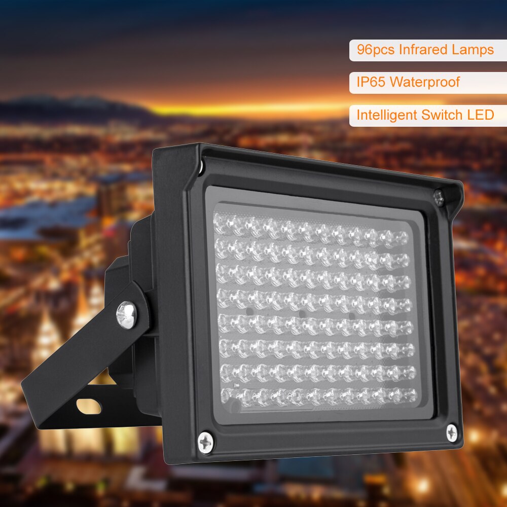 96 Leds Ir Illuminator Array Infrarood Lampen Nachtzicht Outdoor Waterdichte Cctv Vullen Licht Voor Cctv Camera