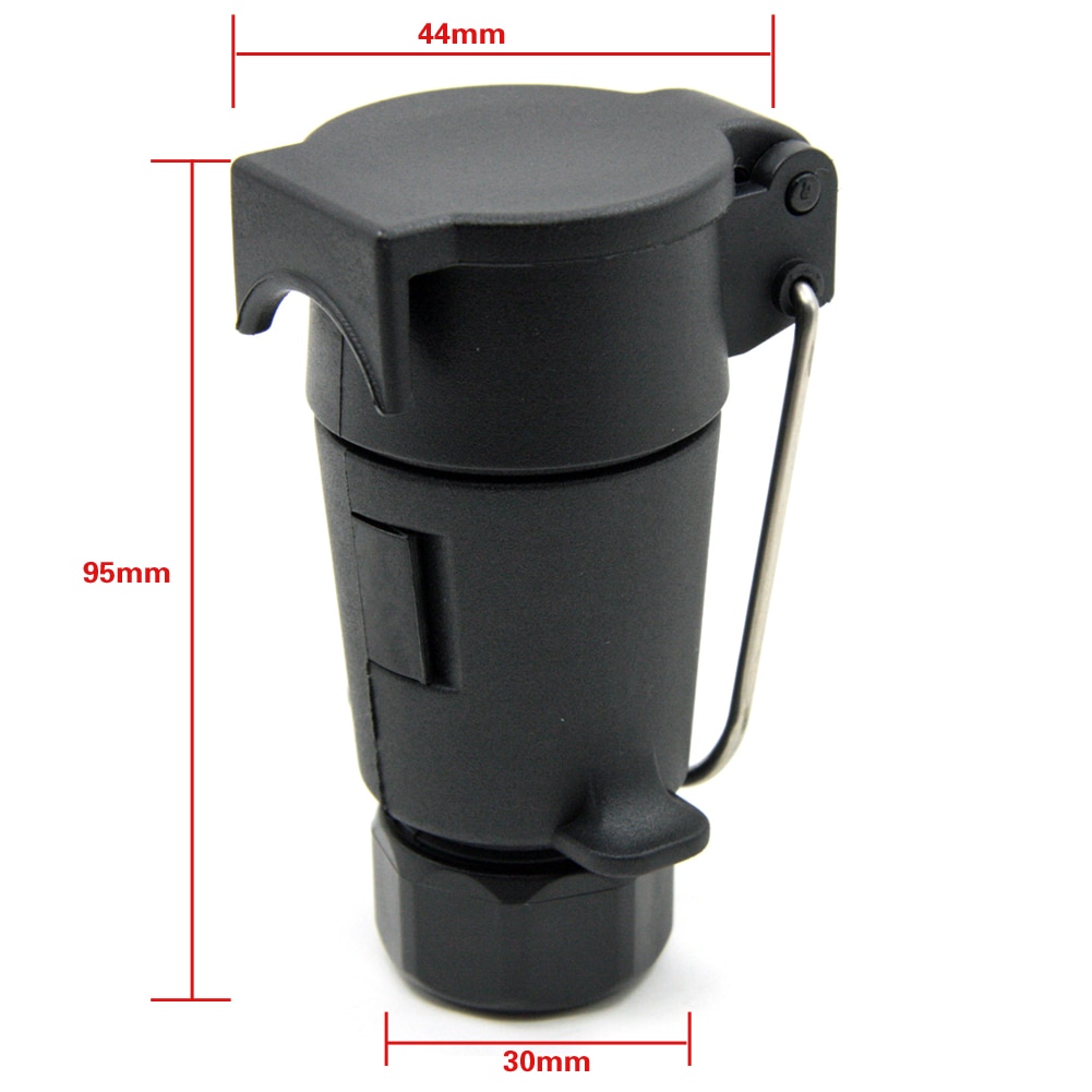 Encell Europa 7 Pin Socket Auto Styling Plastic Elektrische Plug Sockets Motor Woonaccessoires Camping RV Caravan Trailer Socket