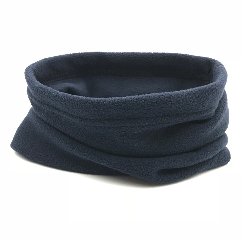 3 in 1 heren dames unisex polar fleece snood muts nekwarmer gezichtsmasker muts warme winter muts sjaal muts bivakmuts 9 kleuren: Marineblauw