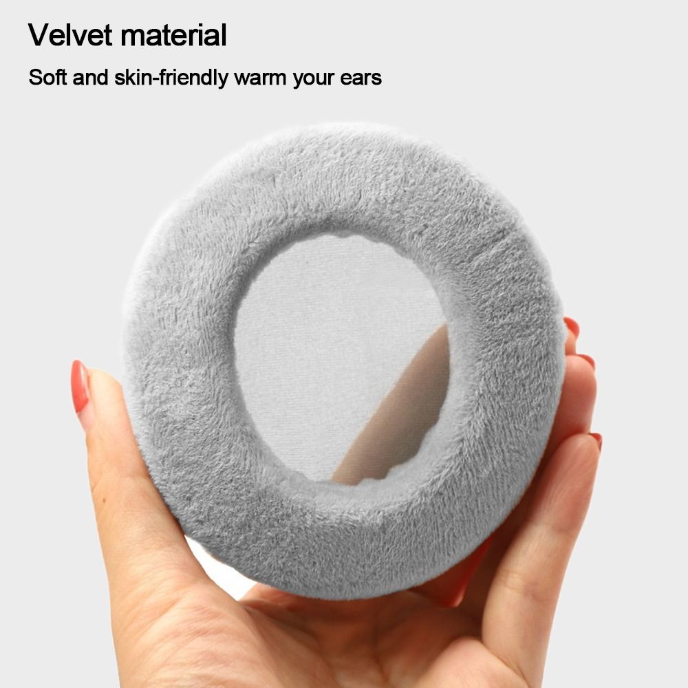 Almofadas de veludo geral para fones de ouvido, 60mm 65mm 70mm 75mm 80mm 85mm 90mm 95 100mm 105mm 110mm, substituição de almofadas para os ouvidos, 1 par