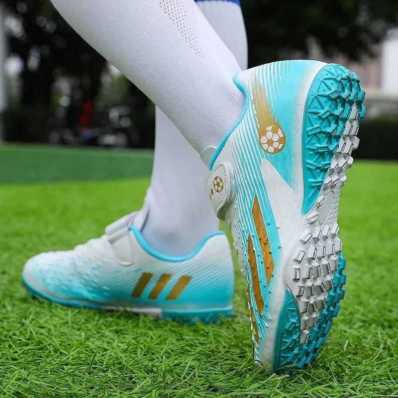 Børnefodboldstøvler society cleats fodboldstøvler drenge indendørs fodboldstøvler børn skridsikre hurtige træningssko kampstøvler