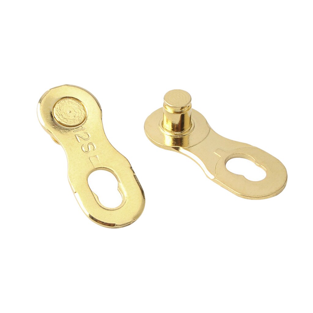 12-speed Chain Buckle Bicycle Quick Release Joint Articulated Chain Connector Fitting Single Speed Master Link Chain Accessories: Gold