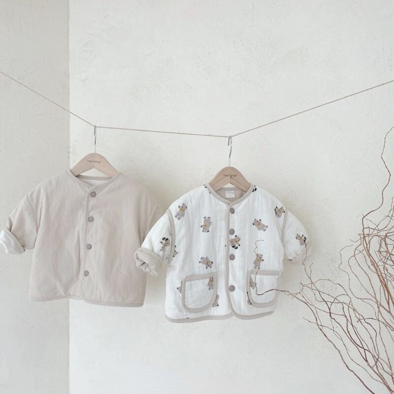 Veste épaisse en laine d&#39;agneau pour bébé fille et garçon, manteau , automne hiver, vêtements d&#39;extérieur pour enfant en bas âge vetements bebe: Khaki Thicken / 12M