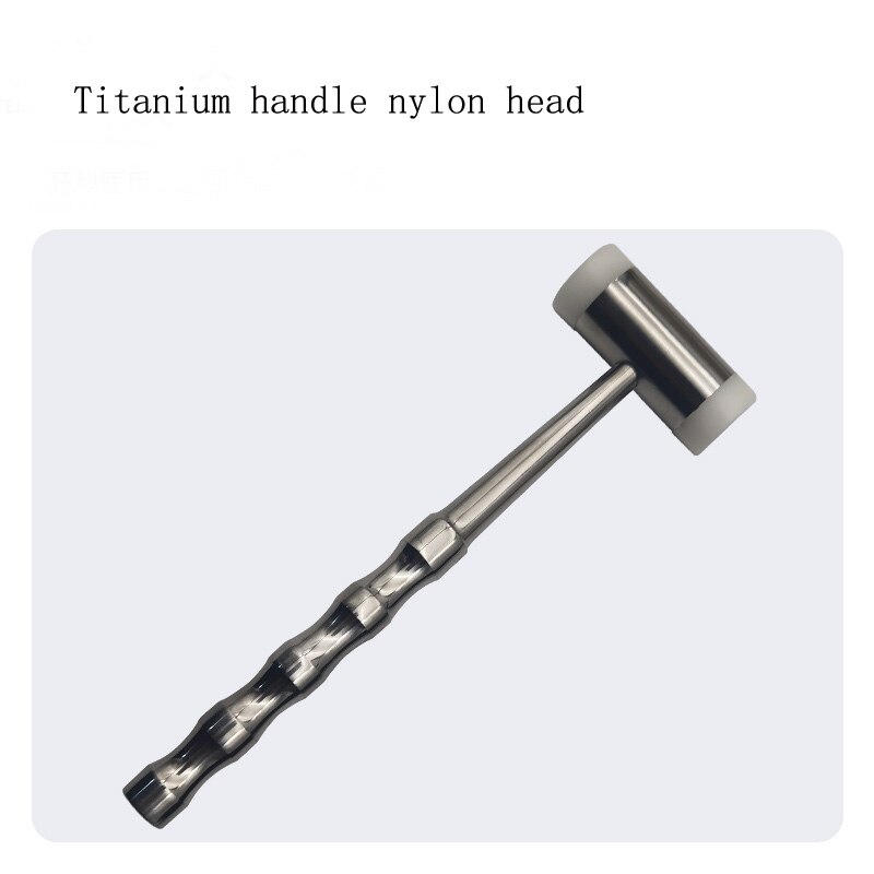 Orthopedic dental equipment bone hammer tooth bone hammer stainless steel titanium handle cosmetic plastic tool