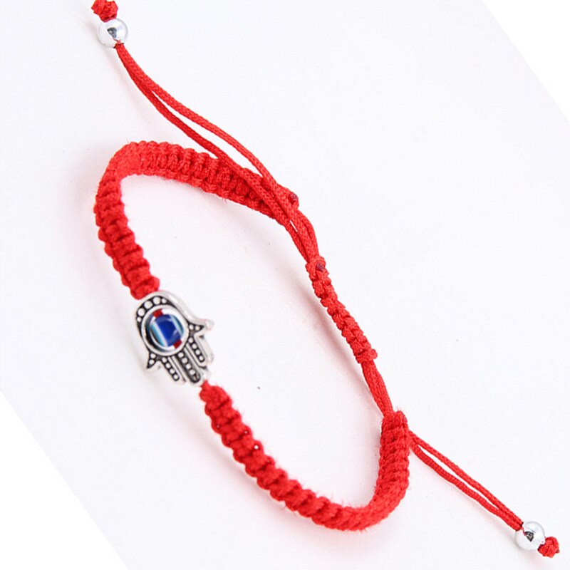 Lucky Golden Cross Heart Bracelet For Women Children Red String Adjustable Handmade Bracelet DIY Jewelry: 11