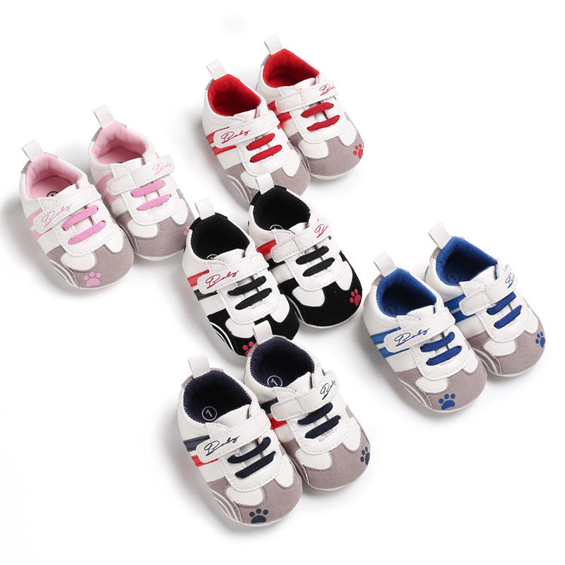 Pudcoco baby casual skor 0-18m baby skor pojke flicka nyfödd mjuka sulor läder spjälsäng mjuk sula sko sneaker