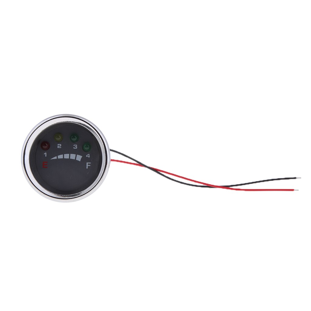 36V Round LED Battery Meter Indicator for Yamaha Club Golf Cart RV Boat