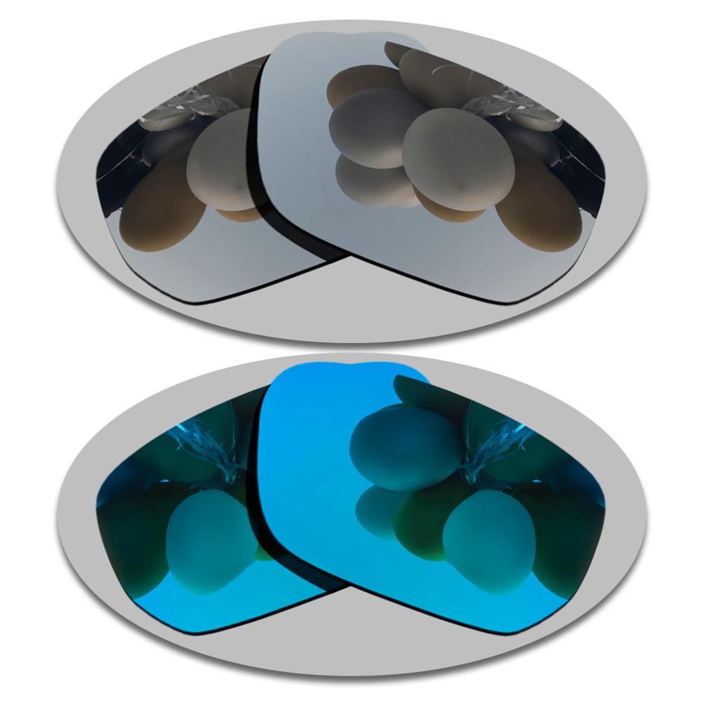 Polarisierte Sonnenbrille Ersatz Linsen für-Stil Schalter OO9194 Rahmen-Mehrere Optionen: Silver-Sky Blue