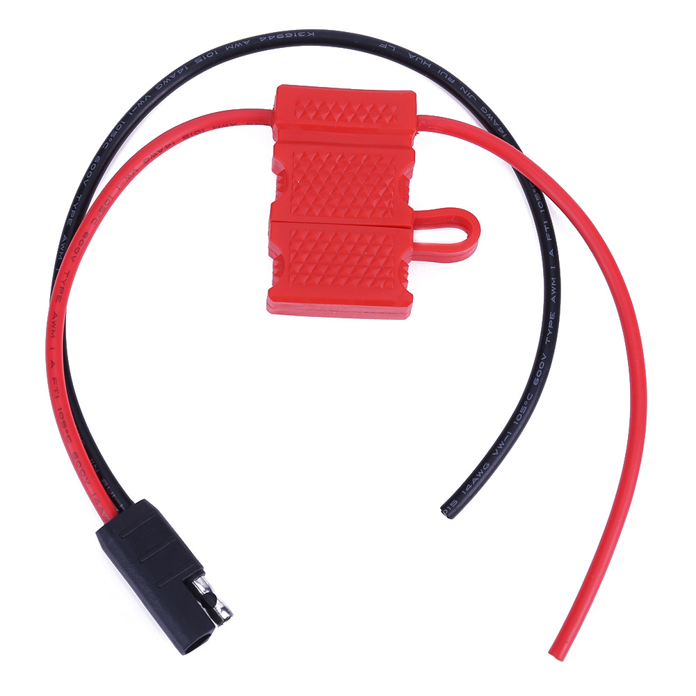 30cm strømkabler med sikring til motorola mobilradio cdm 1250 gm360 cm140 til  gm3188 gm3688 gm1280 gm140 pro 3100 cdm 750 gr400