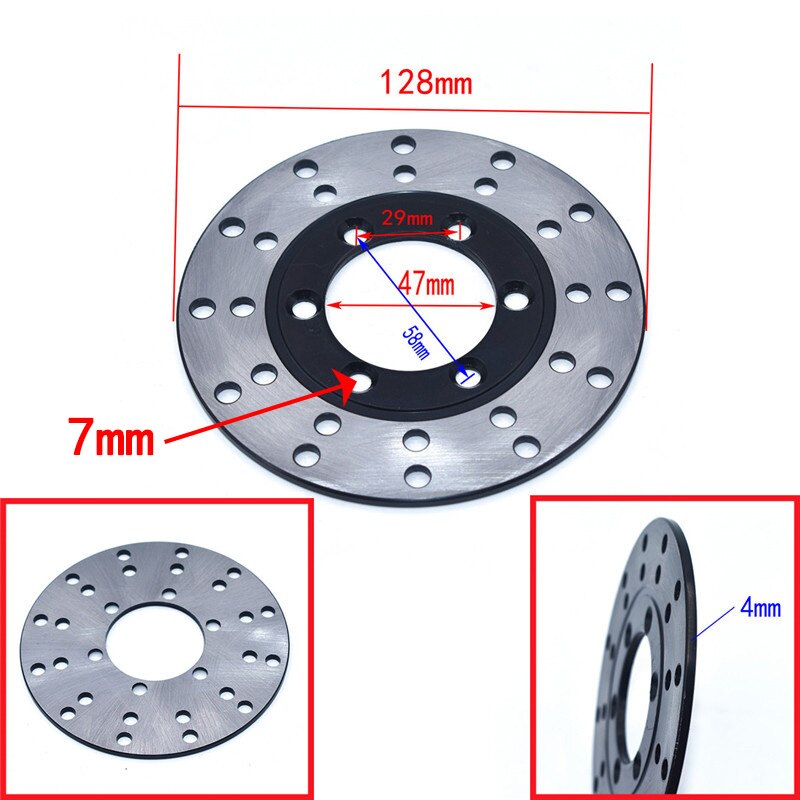 Voor Achter Remschijf Rotor 108 130 158 170 180 190Mm Voor 125cc 150cc 200cc 250cc Quad Pit Dirt bike Atv Utv: C