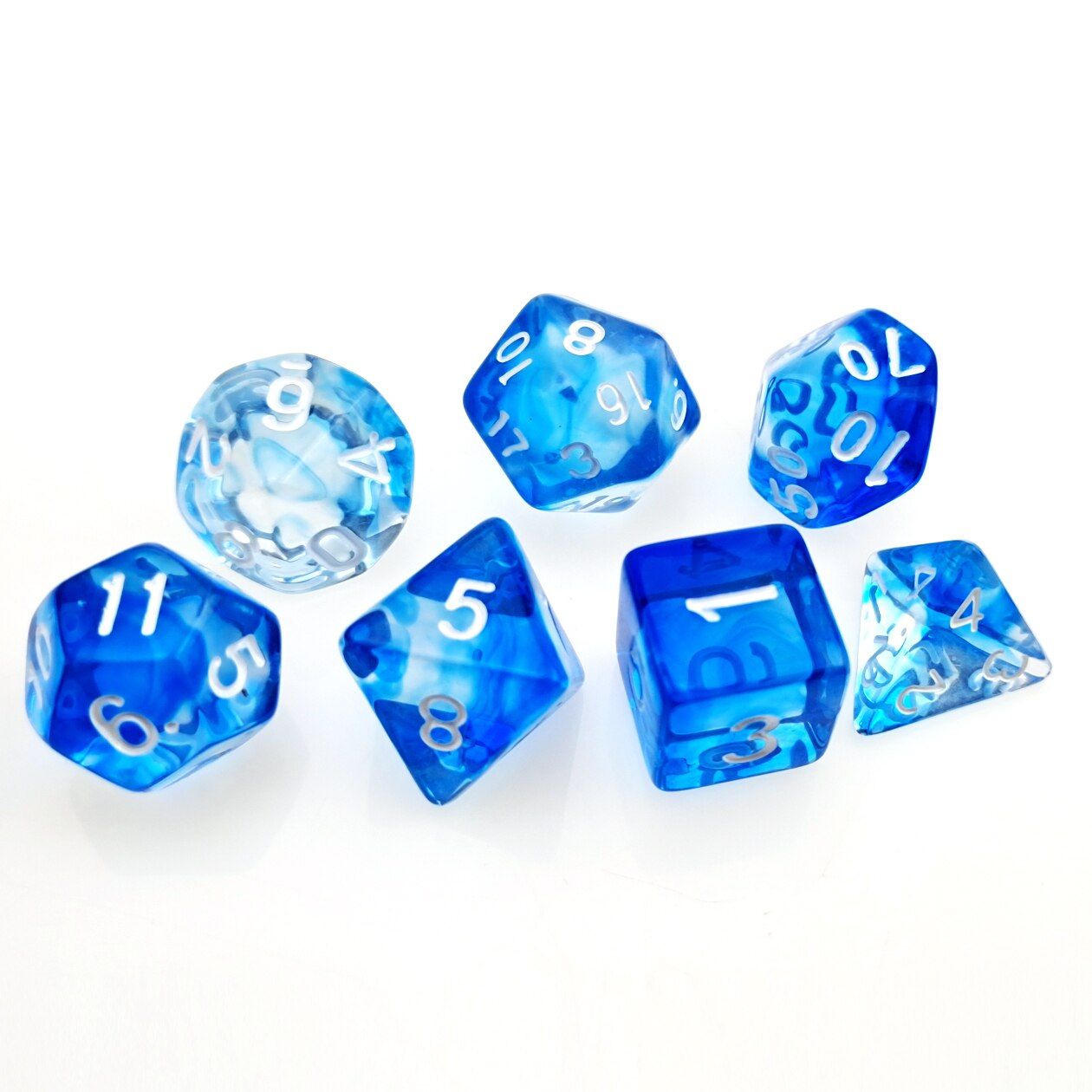 Rollooo Nebel Transluzent Blau polyedrisch Würfel einstellen