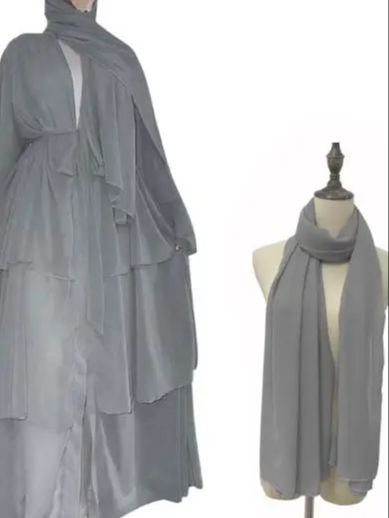 Chiffon Open Abaya Dubai Turkey Kaftan Muslim Cardigan Abayas Dresses For Women Casual Robe Kimono Femme Caftan Islam Clothing