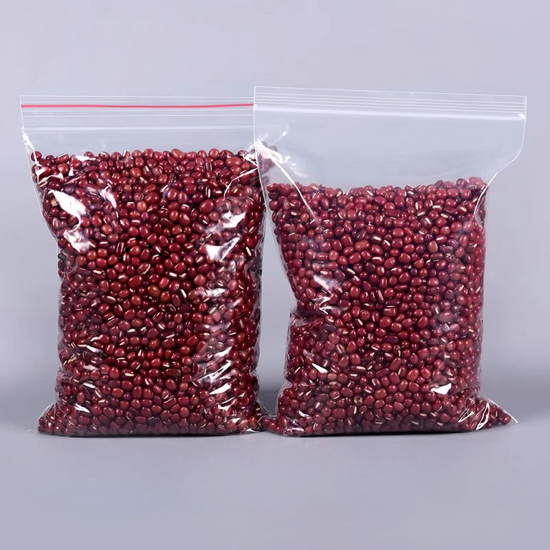 Bolsa sellada autosellante de plástico transparente, bolsas de embalaje de alimentos, bolsas de almacenamiento de subembalaje para el hogar, bolsa de plástico con cierre de cremallera, 200/100 Uds.