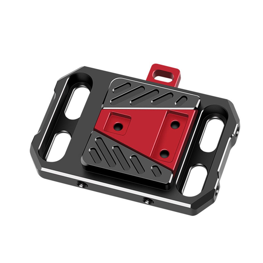 Aluminum Quick Release V-Lock Battery Mounting Plate w/ 15mm Rod Clamp For Photography DSLR Cameras Rig Rail Follow Focus System