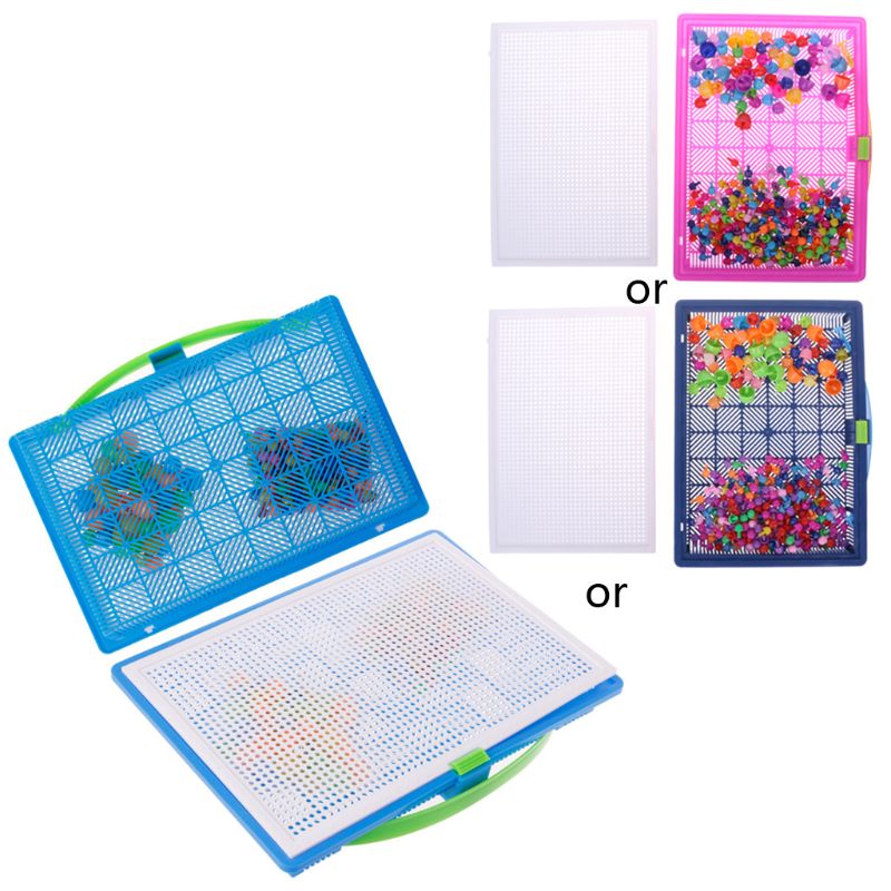 Kinderen Paddestoel Nagels Peg Puzzel Puzzel Creatieve Pegboard