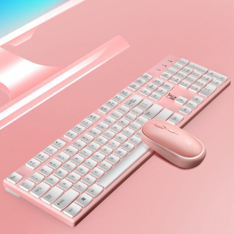 2.4G Wireless Keyboard And Mouse Combination, Waterproof, Compatible With Window XP, Vista, Win7, Win8, Win10